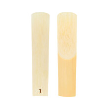 10 Stück Klarinettenblätter, voller Klang, naturbelassenes Holz, 7,8 x 2,2 x 0,1 cm