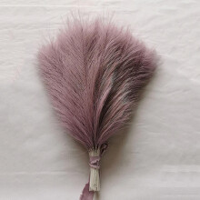 Light Purple Dried Pampas Grass Decor 20Pcs 45cm Elegant Home and Wedding Centerpieces
