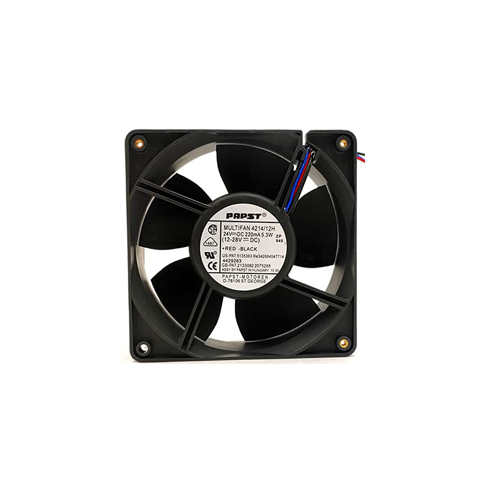 120Mm 24V Dc Cooling Fan 5.3W Airflow Low Noise 12012038Mm Industrial Fan 9053599707998