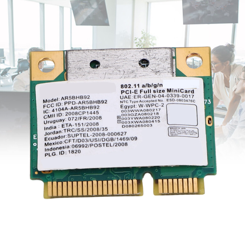Dual Band Pcie Wifi Card Ar5bxb92 Ar9280 300Mbps For Win/Linux 8751383132803