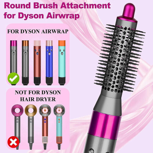 Μικρή Στρογγυλή Βούρτσα 20mm Εξάρτημα για Dyson Airwrap, Κοντά Μαλλιά, Κτυπήματα και 1