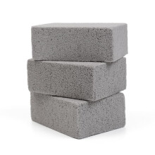 3 Pack Grill Cleaning Brick Set, Reusable Pumice Stone Grill Cleaner for BBQ and Flat Griddles