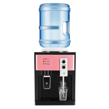 Pink Loading Countertop Water Dispenser Hot and Cold Cooler 3 Temp Settings Fast Heating 1.32Gal/H for Home Office