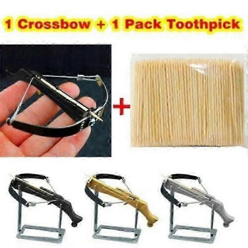 Minglan Toothpick Mini Crossbow Cross Arrow Bow Lelu