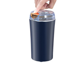 Electric Coffee Grinder with Precision Steel Blades, Compact Coffee Bean Grinder for Home Use