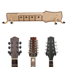 T127 Kiefernholz-Gitarren-Wandhalterung, hält 1 Gitarre