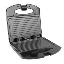 Panini Press Sandwich Maker 800W Non Stick Grill Fast Even Heating Easy Clean Plates for Home