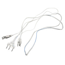 Fencing Foil Body Cord with Secure Clamp Connection, Durable Insulated Cable for Stable Signal
