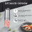 Electric Pepper Grinder with Automatic Gravity Sensing Adjustable Coarseness LED Light Ceramic Core 2