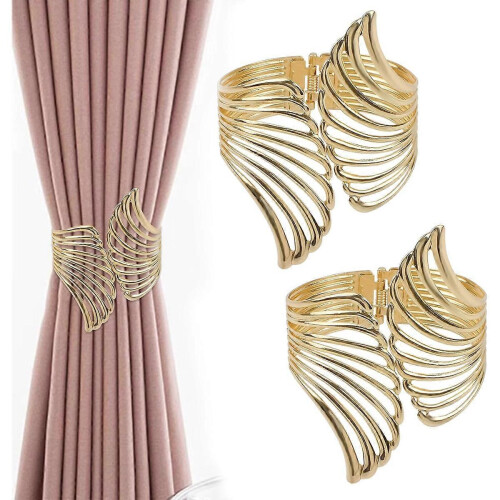 Spatele pentru perdele, 2 bucăți din aliaj decorative pentru perdele, catarame creative pentru