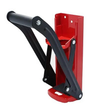16 oz Heavy Duty Wall Mounted Can Crusher with Bottle Opener for Recycling Soda Beer Cans Red
