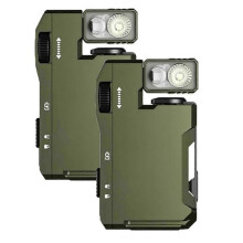 Taschenlampe, G5 EDC Light 400 Lumens, wiederaufladbare grüne Taschenlampe