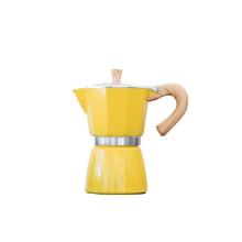 Moka Pot Stovetop Espresso Maker 6 Cup Octagonal Design Single Valve for Home Coffee Brewing