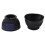 Horse Bell Boots Rubber Hoof Protector for Riding Training Black 14