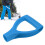 Shovel D Handle Ergonomic Grip Lightweight Durable Plastic Replacement for Snow and Garden Tools Light Blue 2