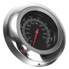 Large Instant Read BBQ Thermometer with Stainless Steel Grill Temperature Probe for Outdoor Cooking