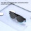 KI-Smartbrille 80mAh BT5.3 10m Echtzeit Blau 6