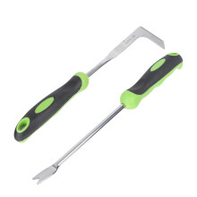Garden Hand Weeder Stainless Steel Crevice Tool with Ergonomic Grip for Driveways Lawns and Beds