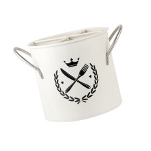 Cutlery Holder with MultiCompartment Design for Chopsticks and Utensil Draining Kitchen Storage