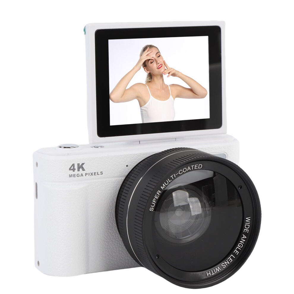 4K 64Mp Mirrorless Digital Camera With 18X Zoom & Flip Screen 7901383136078