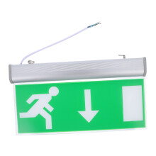 LED Exit Sign with Emergency Lights, Brightness, Energy Saving for Business and Stair Safety
