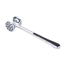 Meat Tenderizer Mallet with DualSided Surface, Heavy Duty Zinc Alloy Pounder for Steak and Poultry