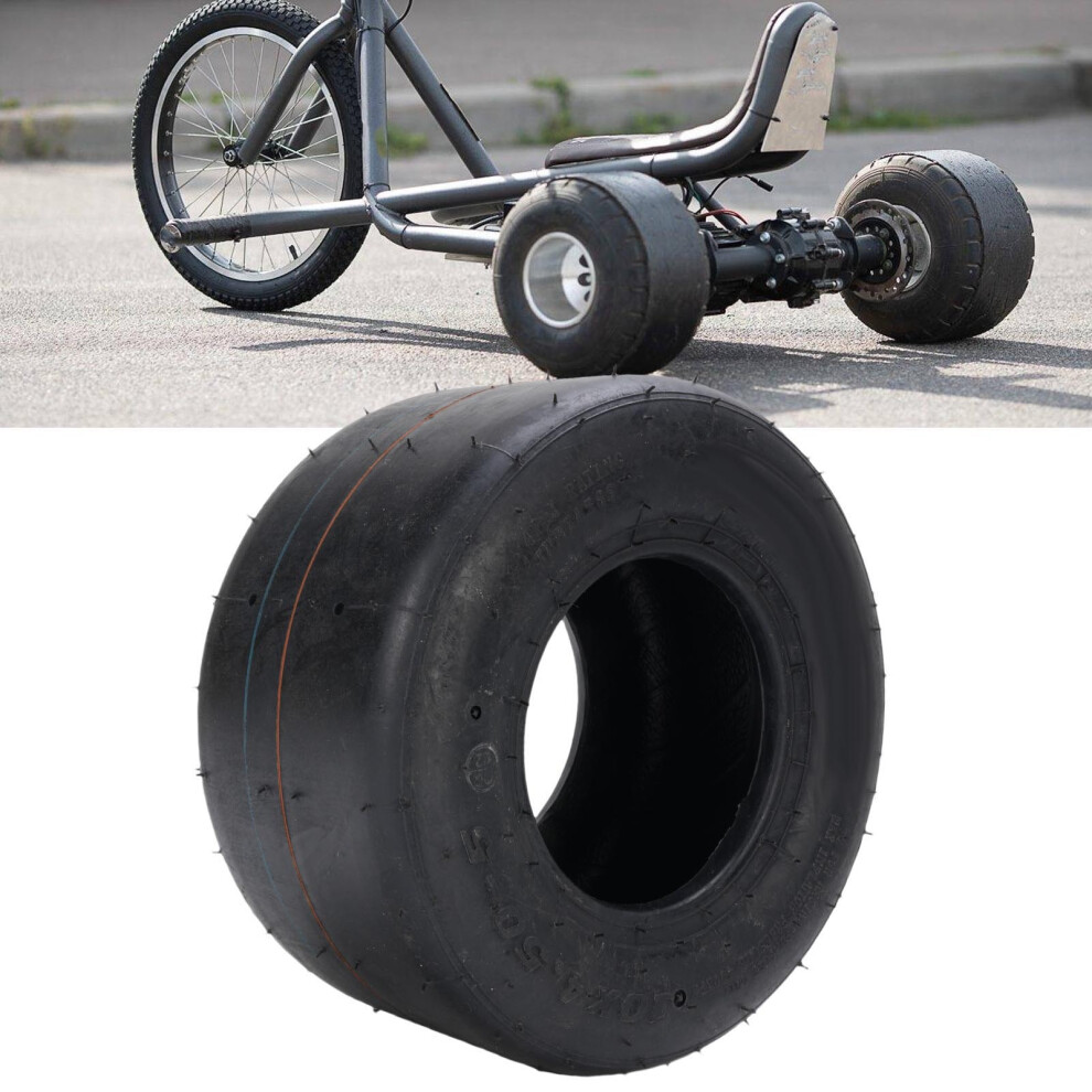 10X4.50-5 Tubeless Slick Tire For Drift Trike & Go Kart - Puncture Proof 7661383136538