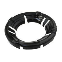 Gas Stove Wok Ring Black 24x24x5cm with Enamel Fire Cover Energy Saving Windproof