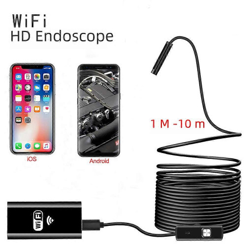 Endoscopio wifi per telefoni cellulari, endoscopio impermeabile per Apple Endoscopio IOS, endoscopio wireless 1