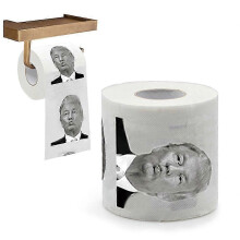 Donald Trump Hârtie de hârtie noutate Glumă amuzantă cu șervețele tipărite moale