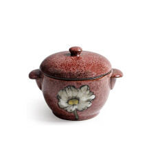 Ceramic Soup Bowl with Lid Microwave and Oven Safe Elegant Design for Rice Soup and Salad