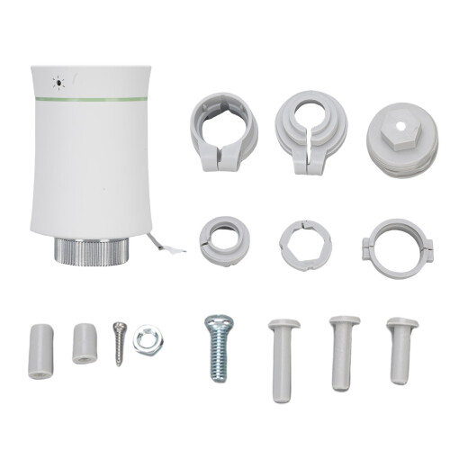 Smart Zigbee Radiator Thermostat Valve App Voice Control White 2