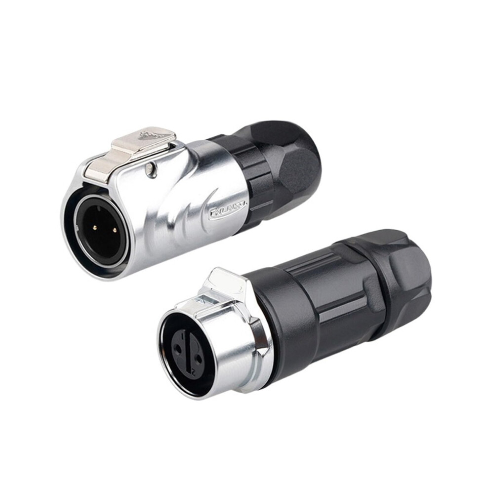 M12 Waterproof Connector 2Pin Ip67 Aviation Plug And Socket Set For Solar And Radio Equipment 9070919335099