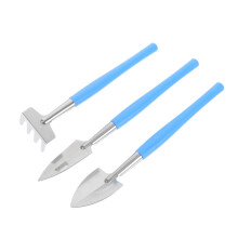 3Pcs Gardening Hand Shovel Set Ergonomic Comfort Grip for Flowers Vegetables and Soil Transferring