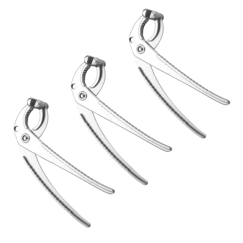 3Pcs Aluminium Alloy Hot Plate Gripper Clips Antislip Bowl Clamp For Safe Kitchen And Outdoor Use 9113335294042