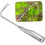 Garden Weeder Tool with Ergonomic Grip and Sharp Teeth, Stainless Steel Handheld Weed Puller 5