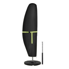 Patio Umbrella Cover Waterproof 420D with Zipper and Strap, Outdoor Parasol Protector with Bag