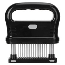 Meat Tenderizer Tool with 48 Stainless Steel Blades and Safety Cover for Steak and Beef