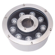 LED Fountain Ring Light IP68 Waterproof 12V RGB Color Changing Underwater Pool Spotlight 8 Colors