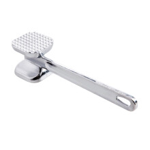 Meat Tenderizer Mallet Heavy Duty Steel DualSided Hammer for Steak Chicken Beef Poultry