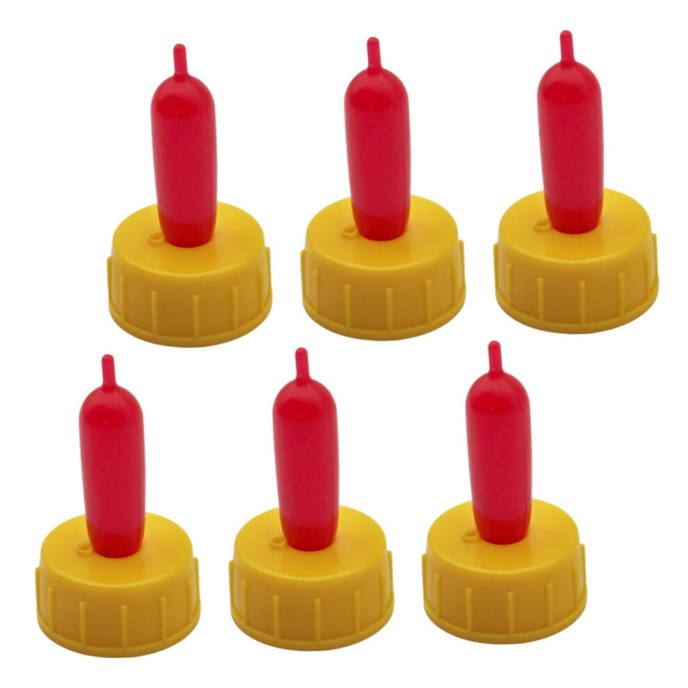 6pcs Rubber Lamb Feeding Nipples for Calf Goat Milk Bottle Teat, Durable and Easy to Clean