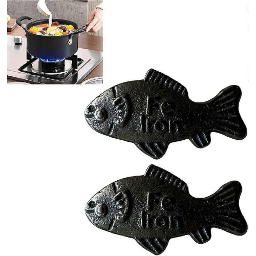 Peixe de ferro da sorte, peixe de ferro fundido para cozinhar infundido com ferro, 1