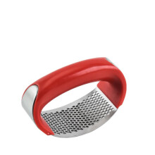 Garlic Press Stainless Steel Crusher with Ergonomic Grip for Vegetables and Fruits Random Color