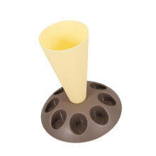 Piping Bag Holder with Nozzles for Cake Decorating, Fast Tip Change, Sturdy FoodSafe Build