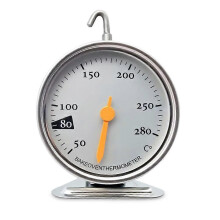 Ofenthermometer aus Edelstahl, Sofort-Read-Bratthermometer mit großem Regler zum Backen und Kochen in der Küche