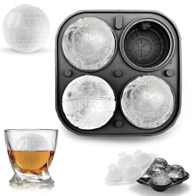 Todesstern-Eiswürfel-Schale BPA-freie einfache Freigabe für Whiskey-Cocktails Star Wars Geschenk
