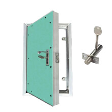 Fire Rated Access Panel 350x400mm with Hidden Flush Design, Lockable and Waterproof for Wall or Ceiling