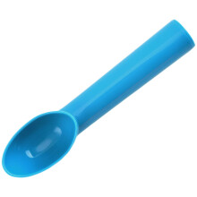 Ice Cream Scoop with Ergonomic NonSlip Handle for Hard and Soft Desserts, Blue 18.5x4 cm