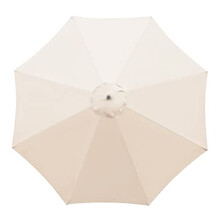 Waterproof Patio Umbrella Replacement Canopy 10ft UV Resistant Outdoor Square Cantilever Cover Beige