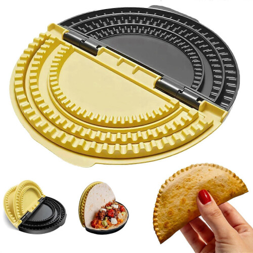 Prensa e máquina de tortilhas com vedação à prova de fugas, encaixa em tortilhas de 610 polegadas, crimpador Quesadilla